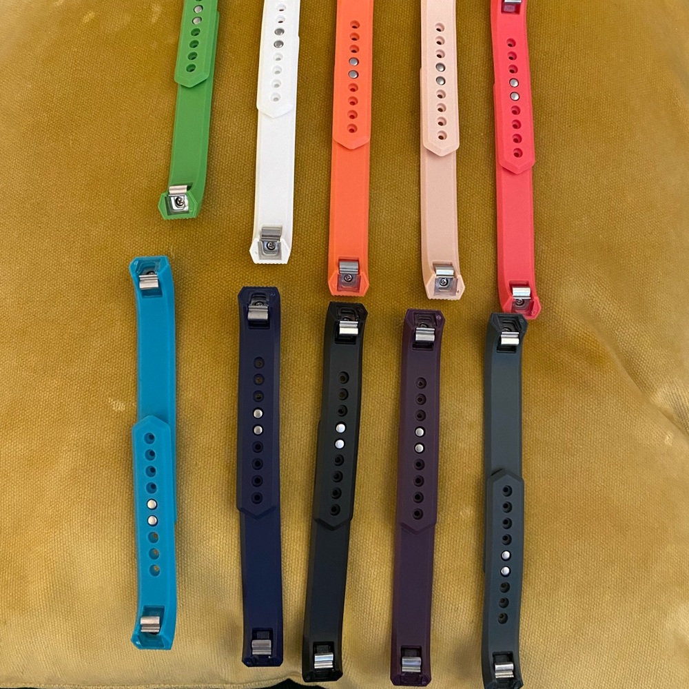 Set of 10 Fitbit bands
